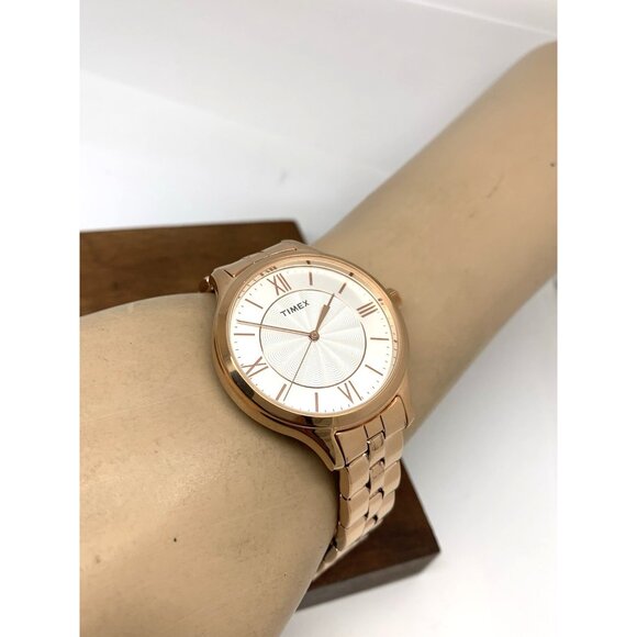 Timex Women\'s Watch TW2R28000 Peyton Rose Gold Tone Stainless Steel Quartz 36mm main image 7